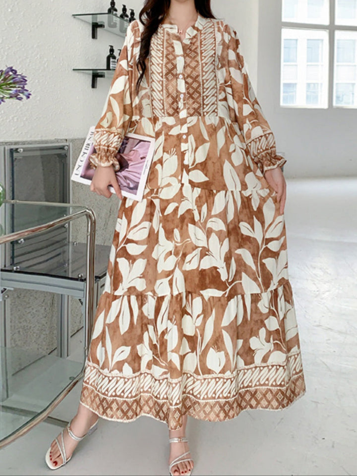 ELENA – BOHEMIAN BLOOM MAXI-JURK