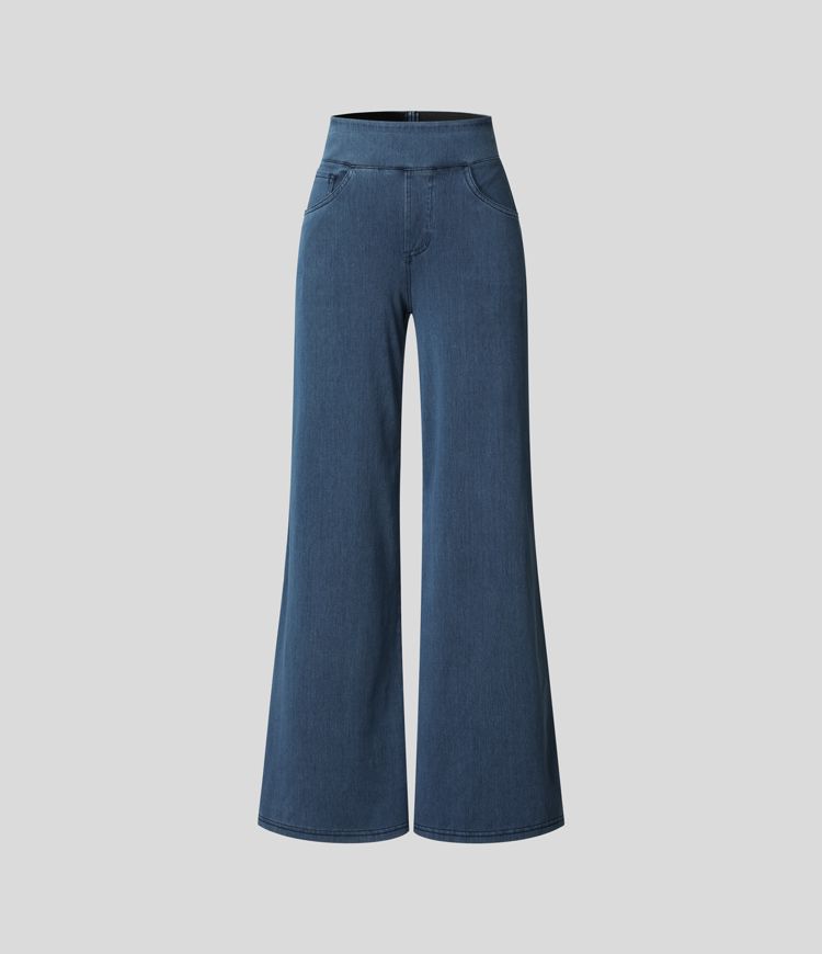 Ellis™ | Comfy Elastische Broek met Hoge Taille