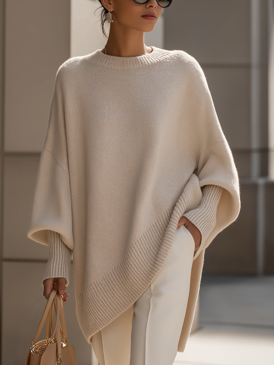 MORGAN – ELEGANT GEBREID PONCHO-TRUI