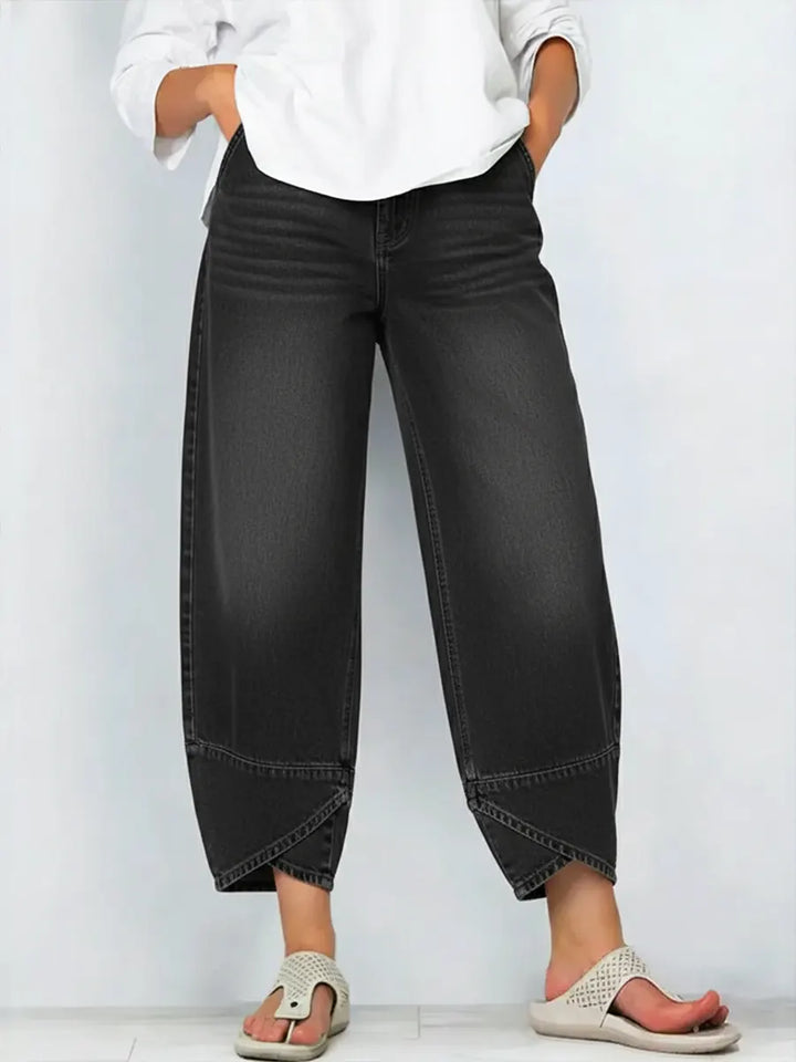 HARPER – MODERNE BROEK MET GEKRUISDE ZOOM