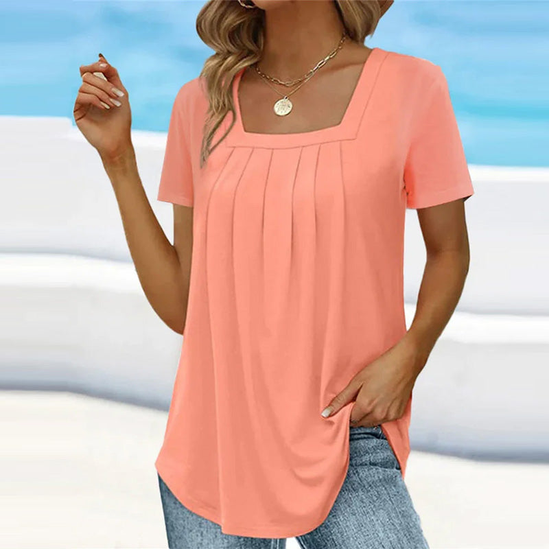 Mandy™ | Geplooide blouse