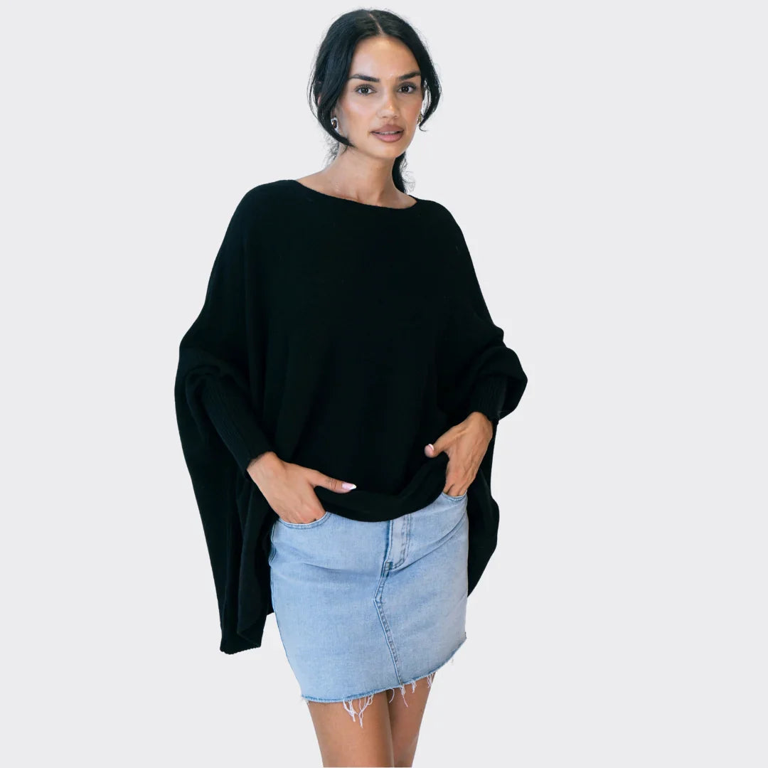 Cozy Oversized Trui Beige - Heerlijk warm!