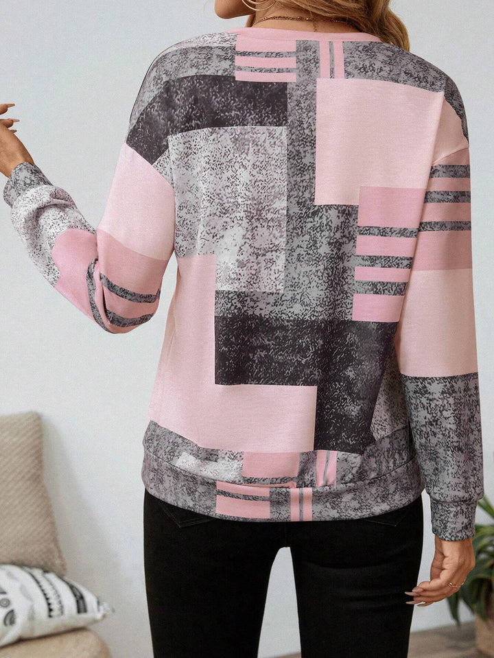 SANDRA – MODERNE ZIP-UP BLOUSE