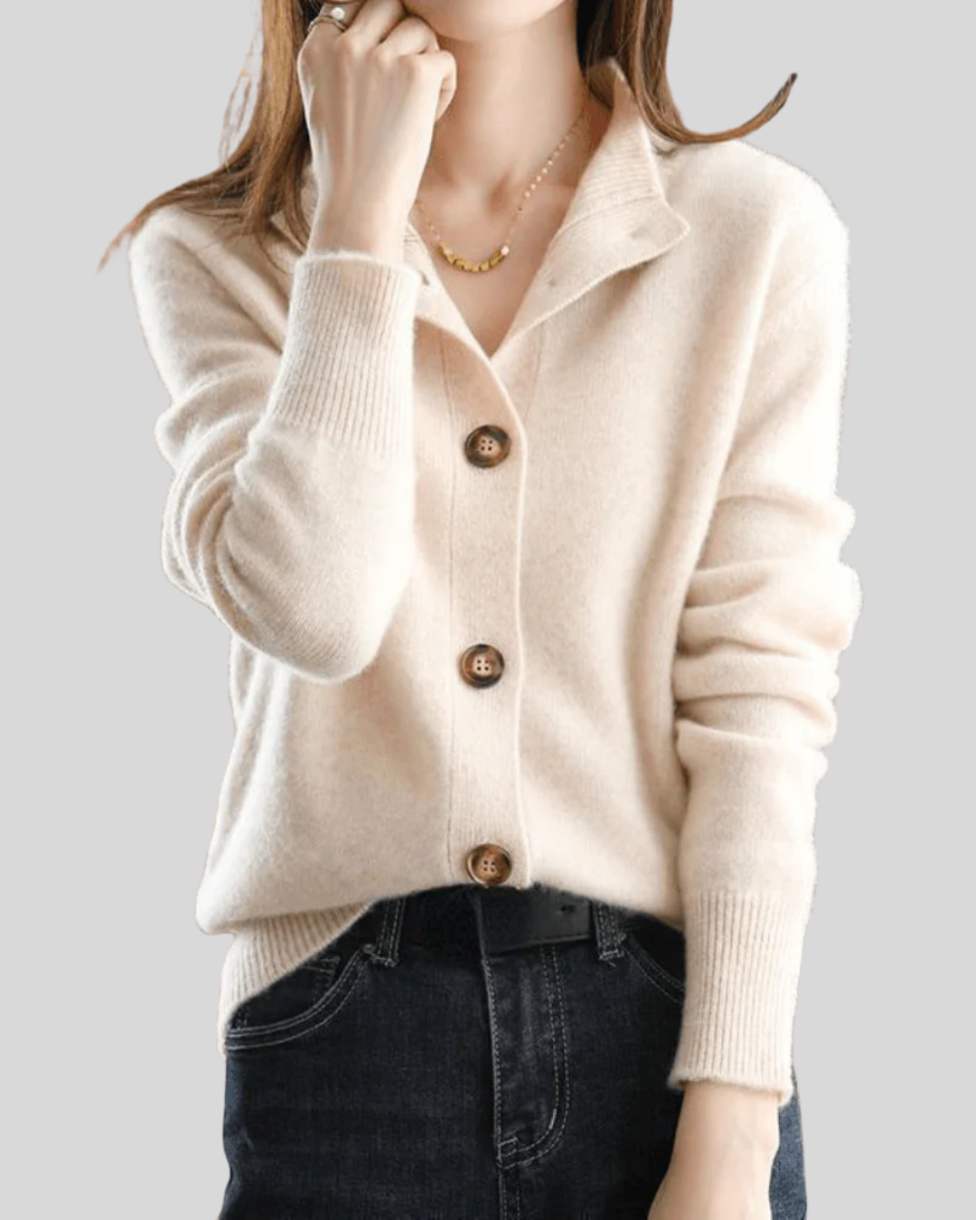 MARISSA – GEZELLIG VEST MET KNOPEN