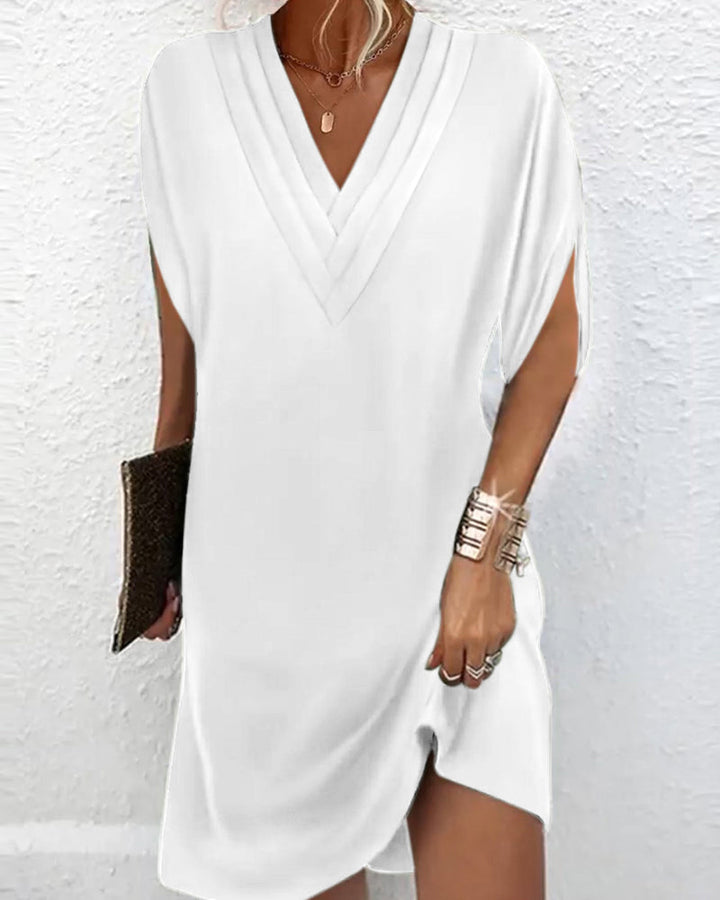 Wendelina™ | Elegante Jurk met V-Hals