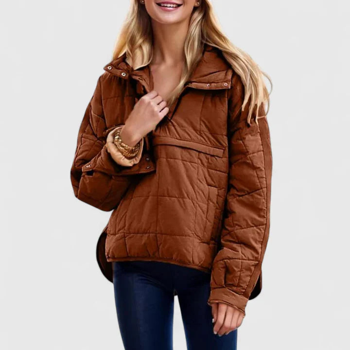 STERRE – GEWATTEERDE PULLOVER JAS
