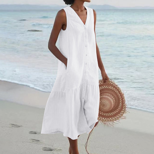 Irene™ | ZOMER V-HALS JURK