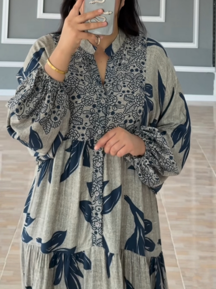ELENA – BOHEMIAN BLOOM MAXI-JURK
