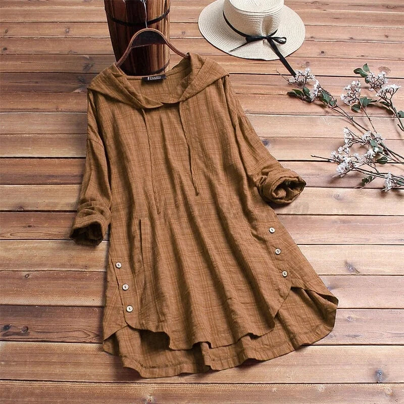 ELISA – BOHO TUNIEK MET CAPUCHON