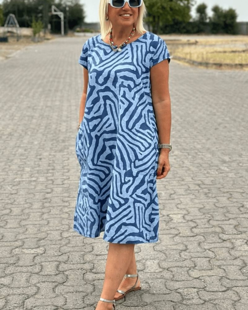 NORA – RELAXTE ZEBRAPRINT ZOMERJURK