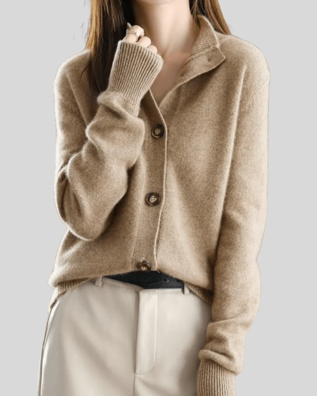 MARISSA – GEZELLIG VEST MET KNOPEN