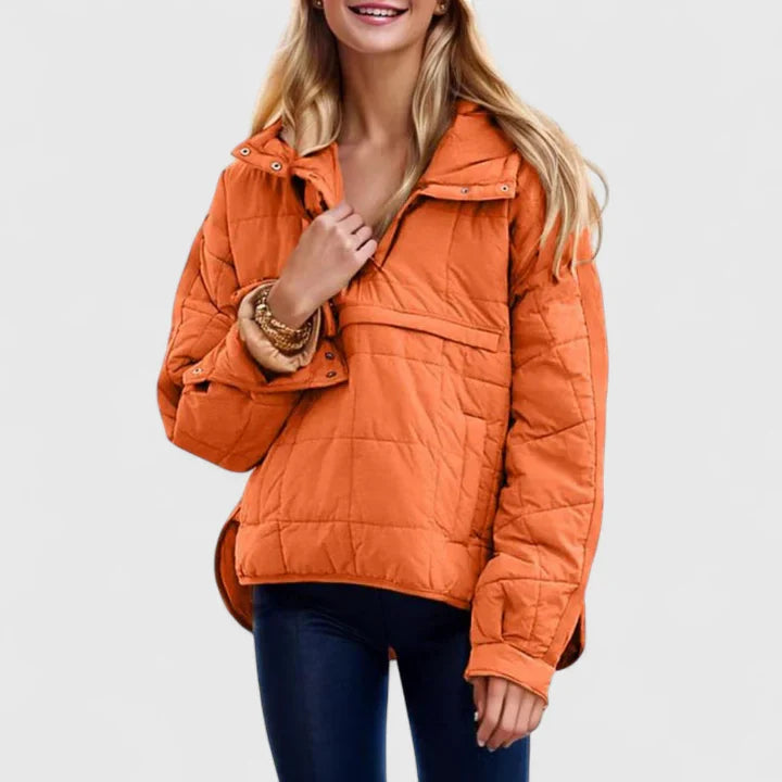 STERRE – GEWATTEERDE PULLOVER JAS