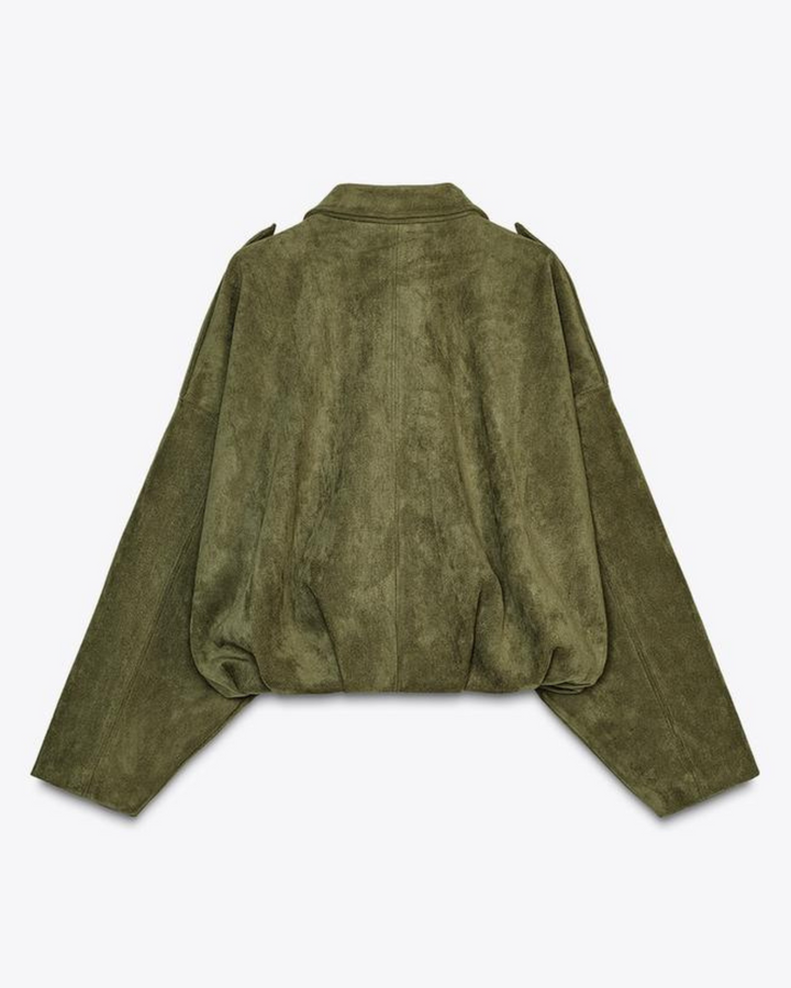Noraly™ | Suéde Bomberjacket