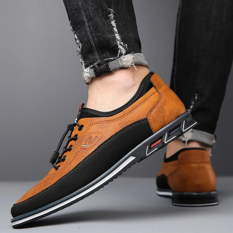 Koen™ | Handgemaakte Orthopedische Leren Schoenen