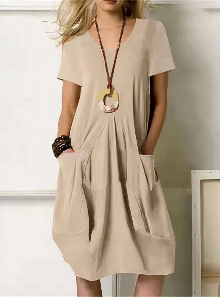 Amalia™ | LOSSE VLOEIENDE CASUAL JURK