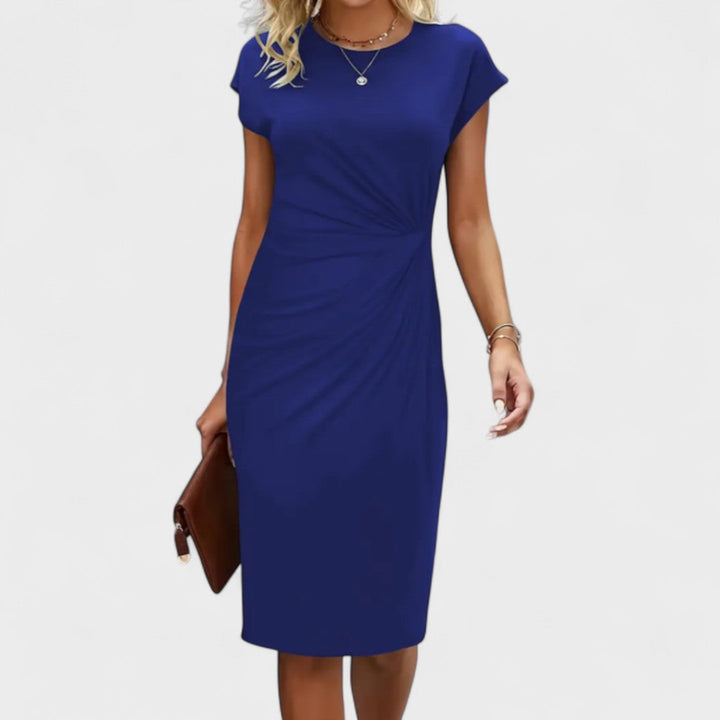 MIRANDA – SLANKE TWIST JURK MET SILHOUET