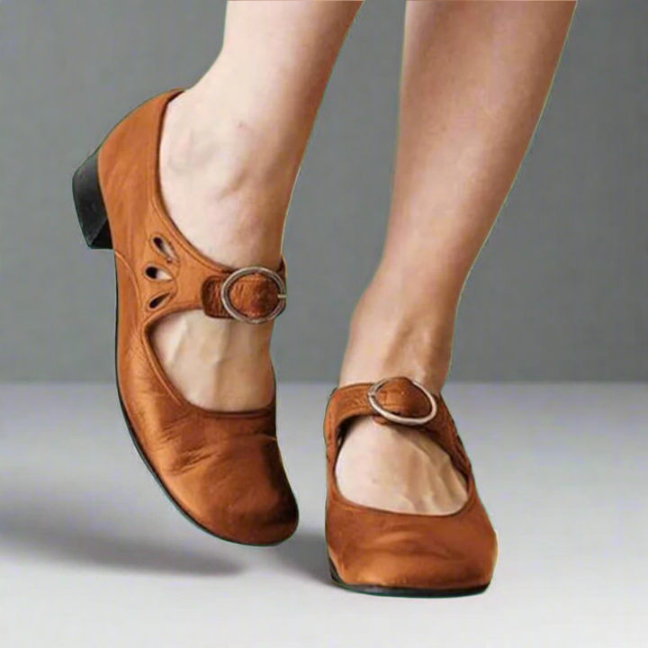 Elja™ | Orthopedische leren sandalen
