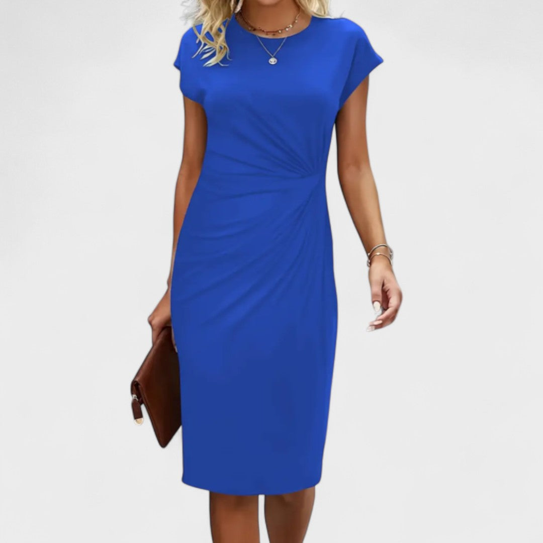 MIRANDA – SLANKE TWIST JURK MET SILHOUET