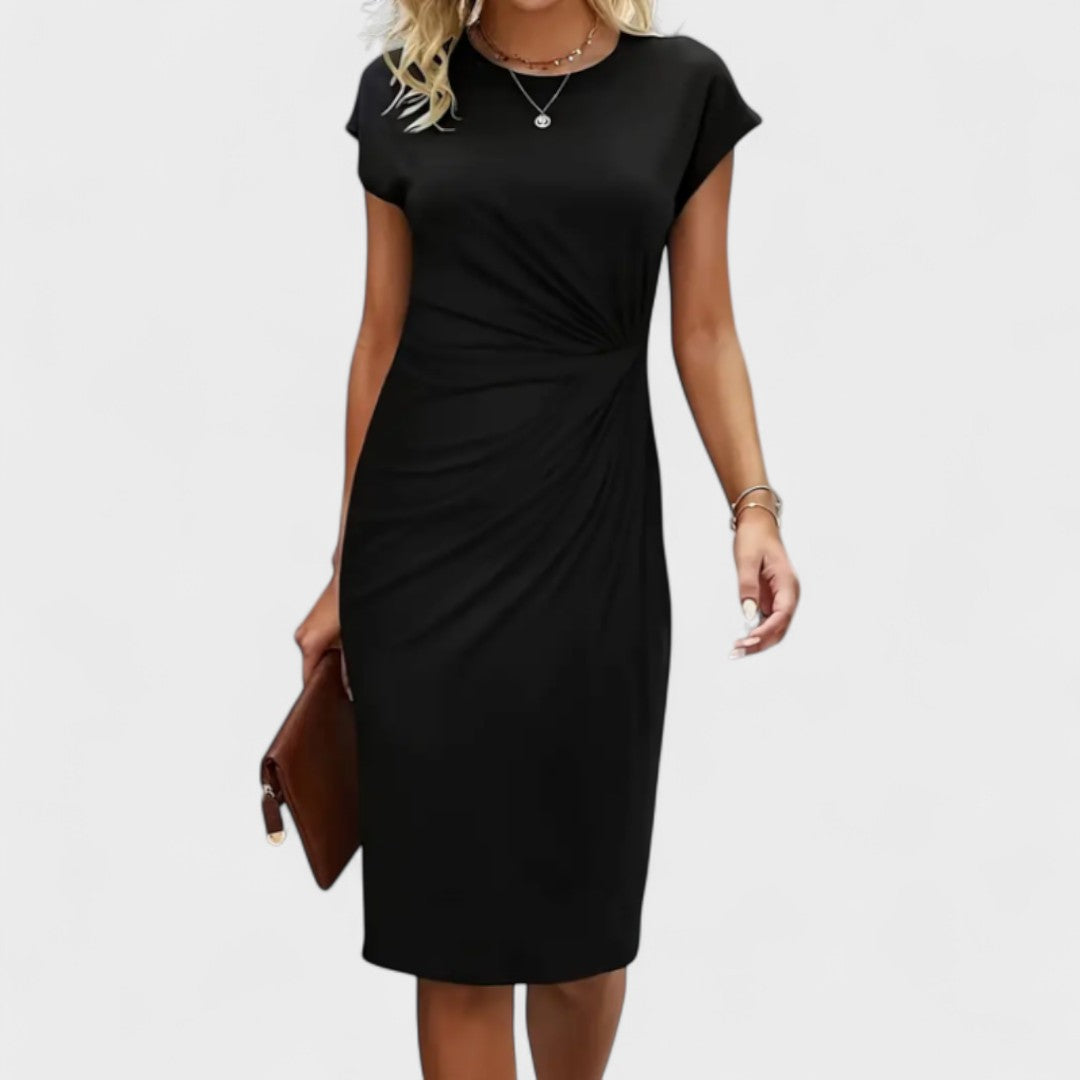 MIRANDA – SLANKE TWIST JURK MET SILHOUET