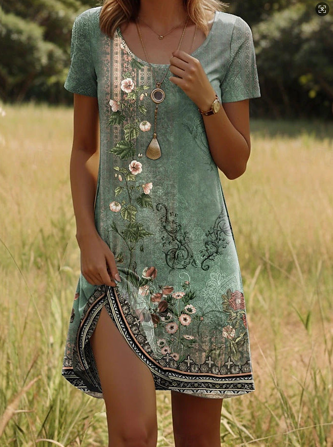 JULIA – LEVENDIGE BOHO CHIC JURK