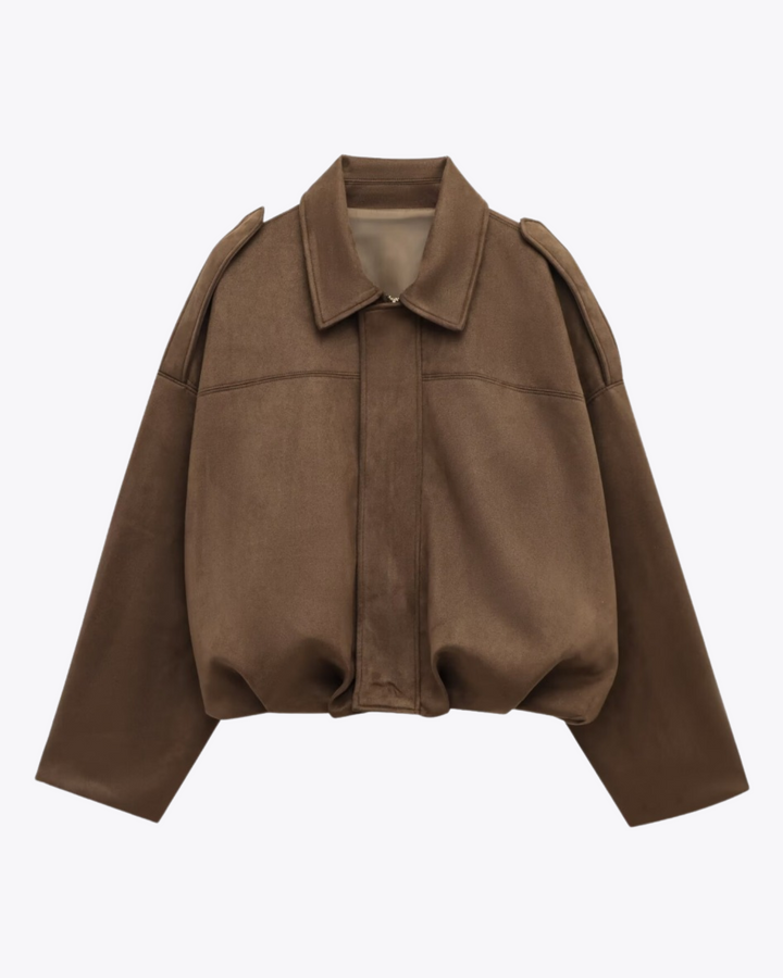 Noraly™ | Suéde Bomberjacket