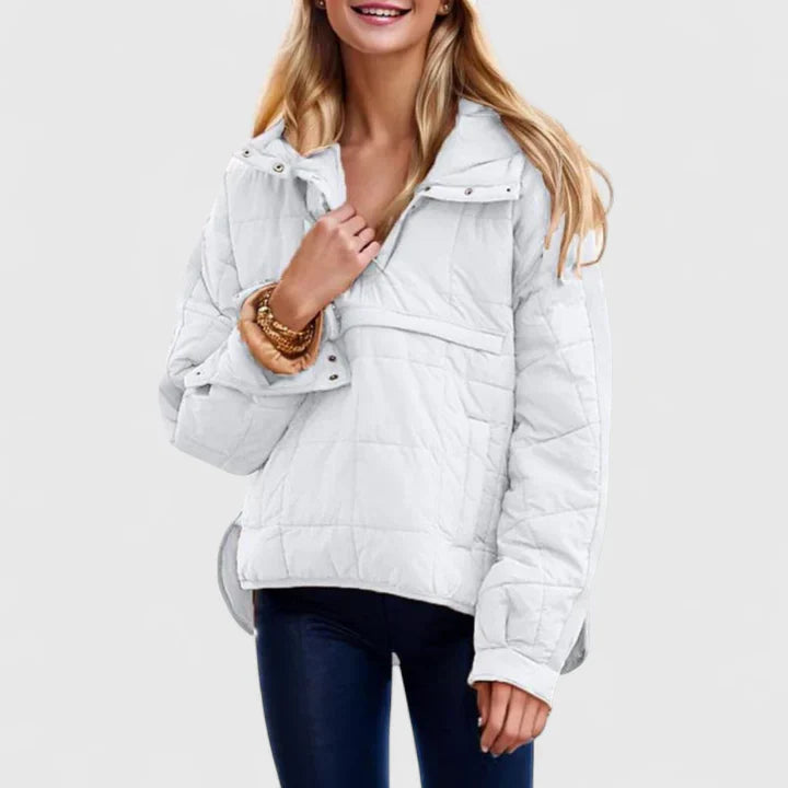 STERRE – GEWATTEERDE PULLOVER JAS