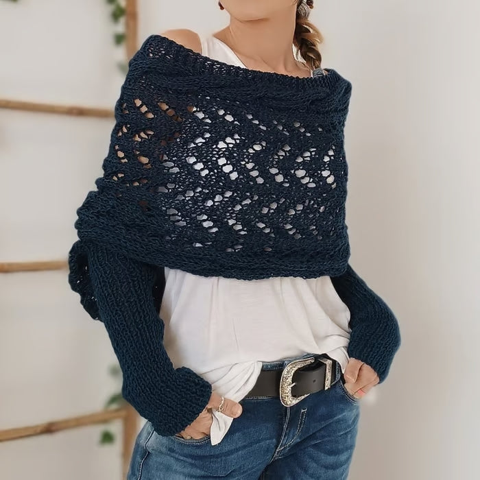 ROSE – ELEGANTE GEBREIDE SHRUG