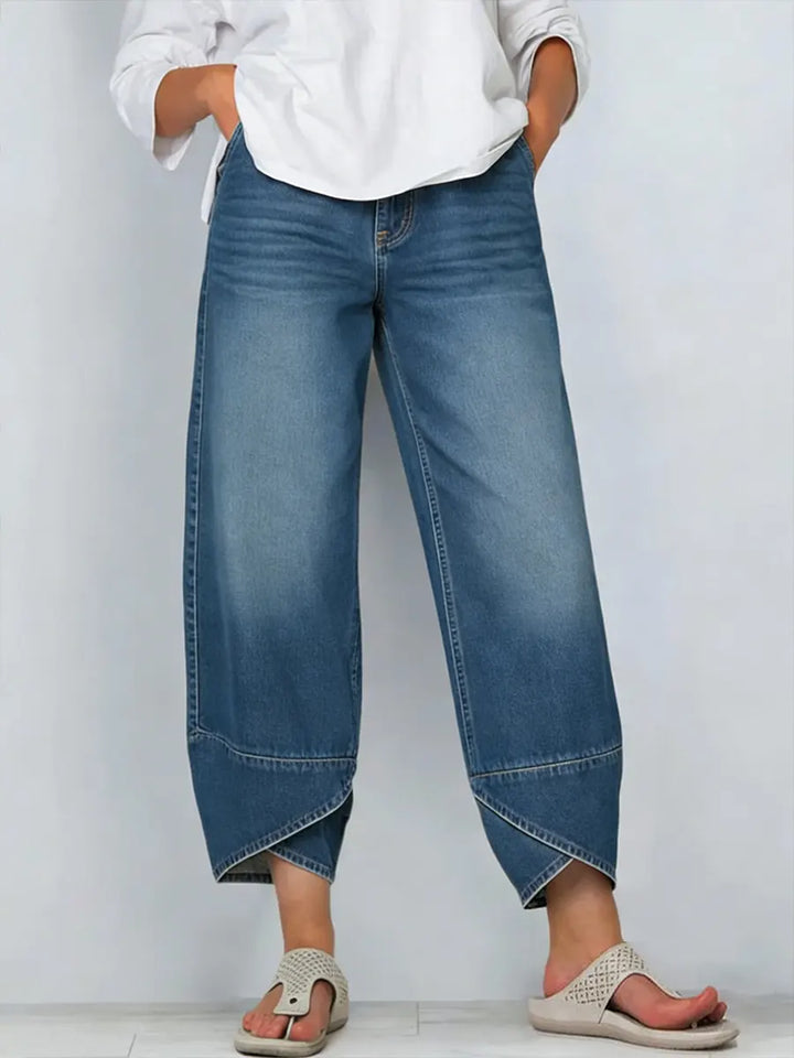 HARPER – MODERNE BROEK MET GEKRUISDE ZOOM