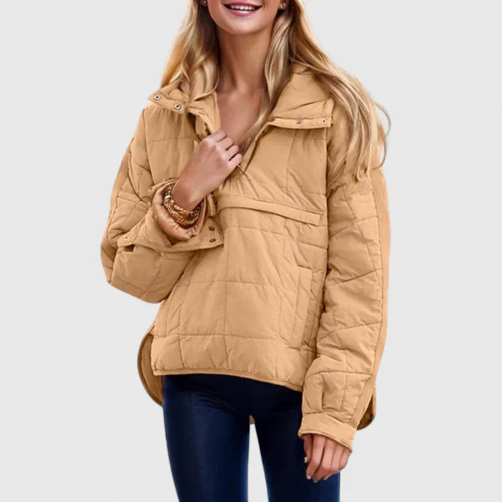 STERRE – GEWATTEERDE PULLOVER JAS