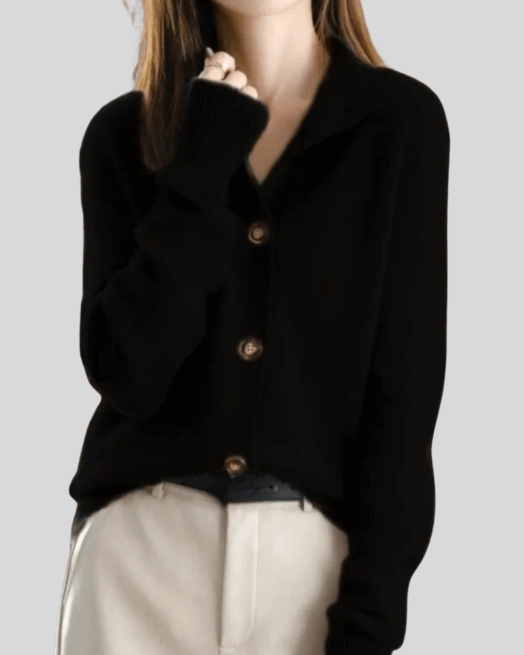 MARISSA – GEZELLIG VEST MET KNOPEN