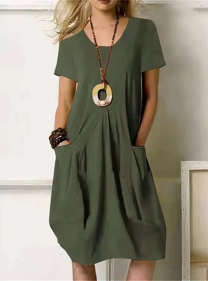 Amalia™ | LOSSE VLOEIENDE CASUAL JURK