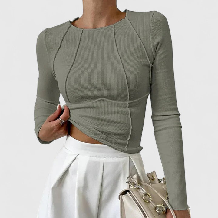 MYRA – MODERNE LONGSLEEVE TOP