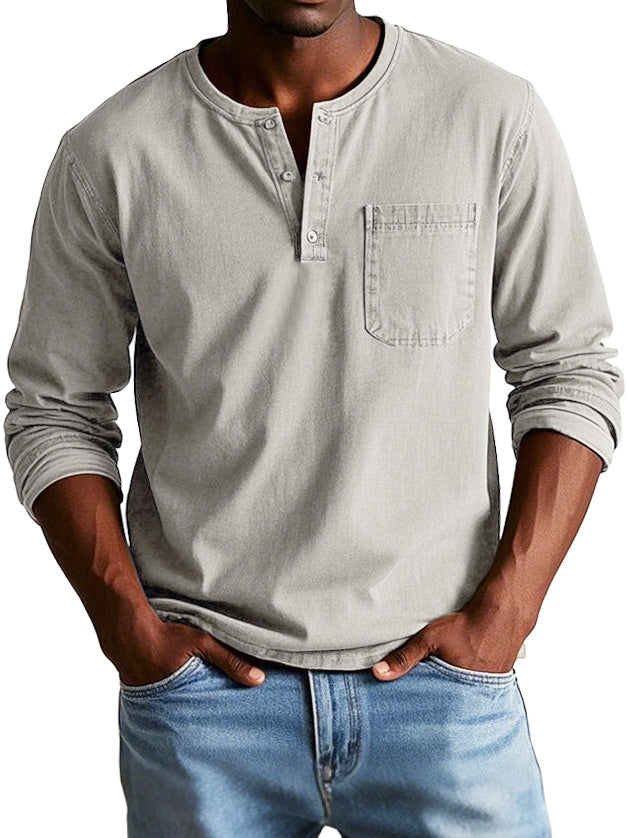 Marcel™ | Vintage Overhemd met Lange Mouwen