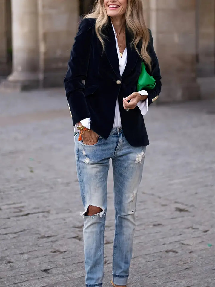 Keet™ | Elegante Blazer van Fluweel