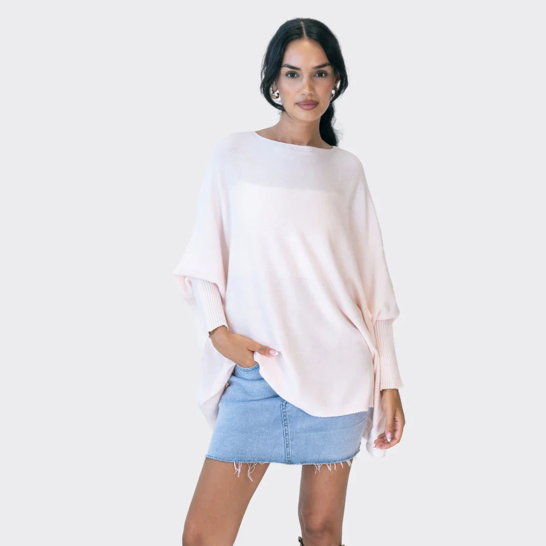 Cozy Oversized Trui Beige - Heerlijk warm!