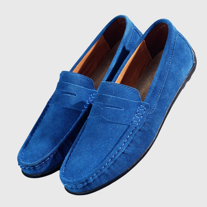 CATHY – SUÈDE PENNY LOAFERS
