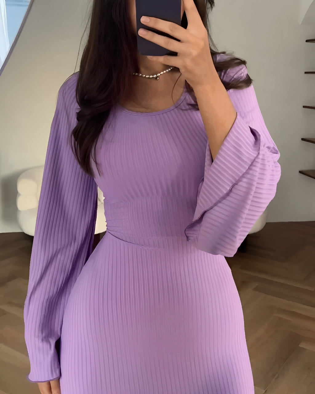 Lubberta™ | Elegante Gebreide Maxi Jurk