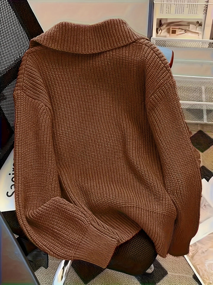 HARPER – CARDIGAN MET STATEMENTKNOPEN
