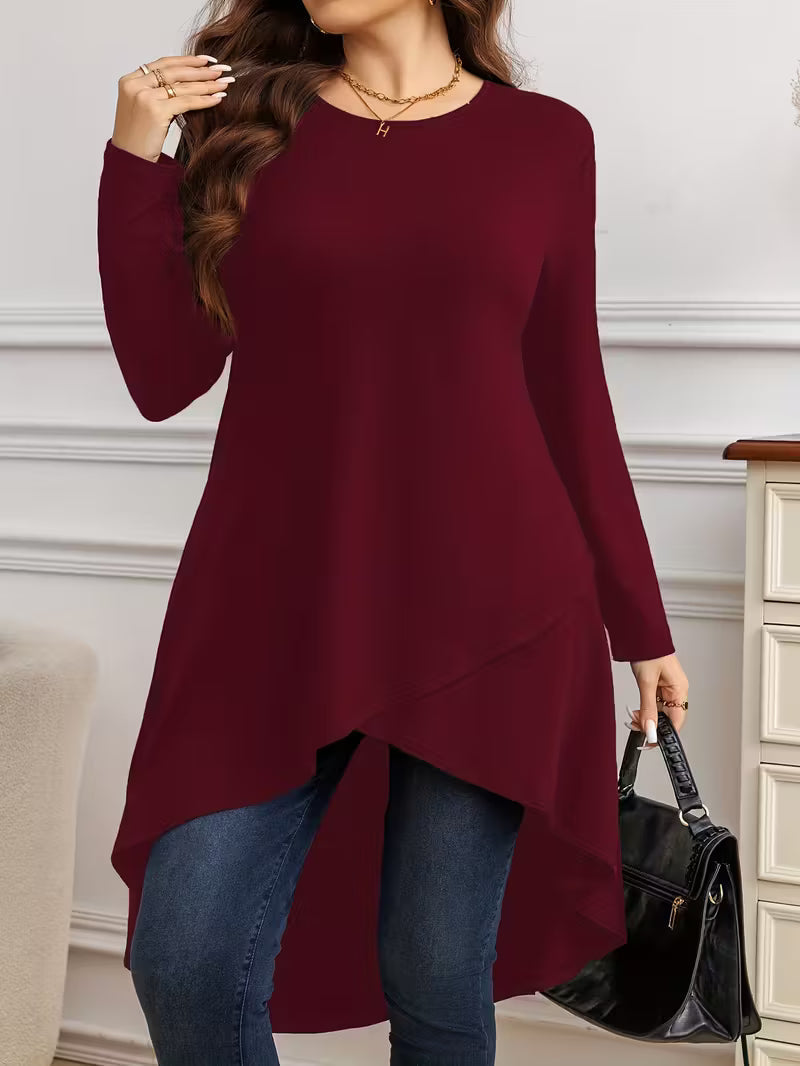 Arelivine - Elegante lange mouwen T-shirt