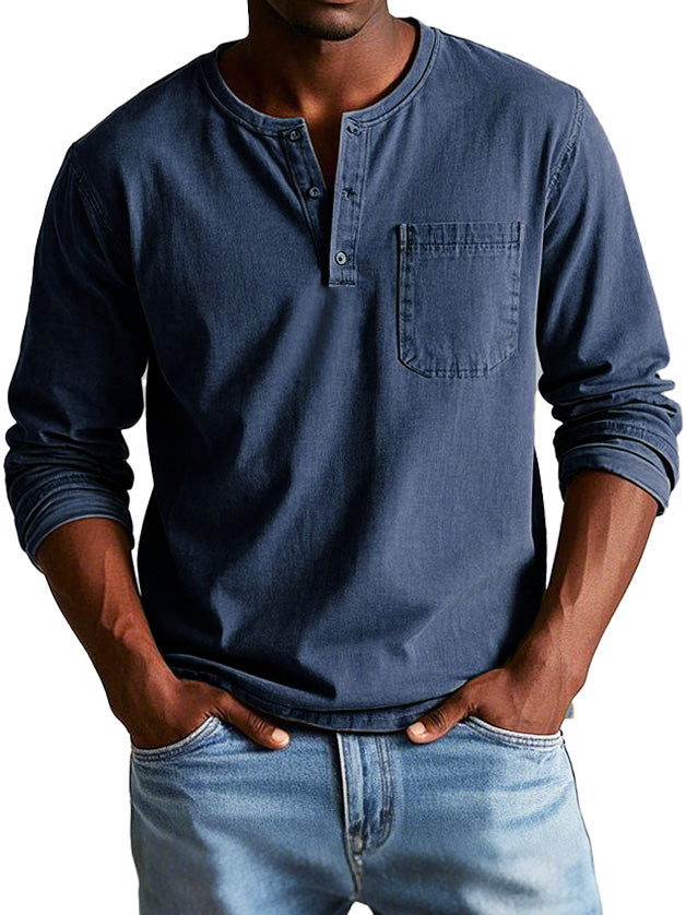 Marcel™ | Vintage Overhemd met Lange Mouwen