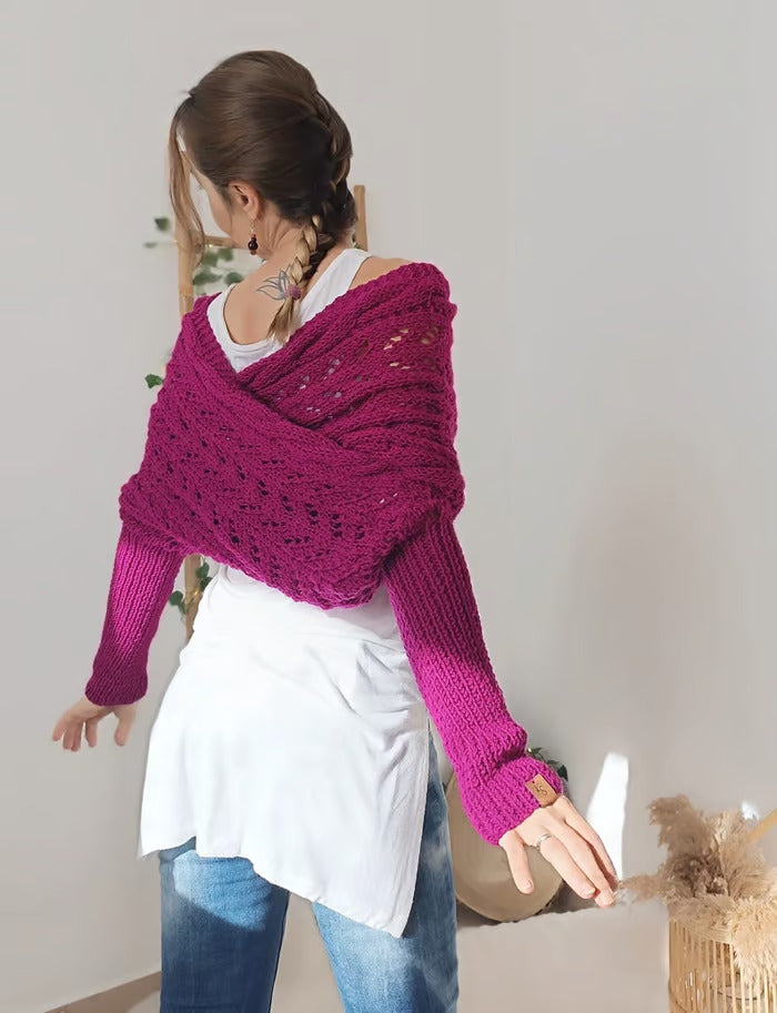 ROSE – ELEGANTE GEBREIDE SHRUG