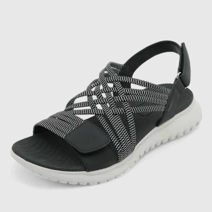 EMMA – COMFORT SANDAAL MET ELASTISCHE BANDJES