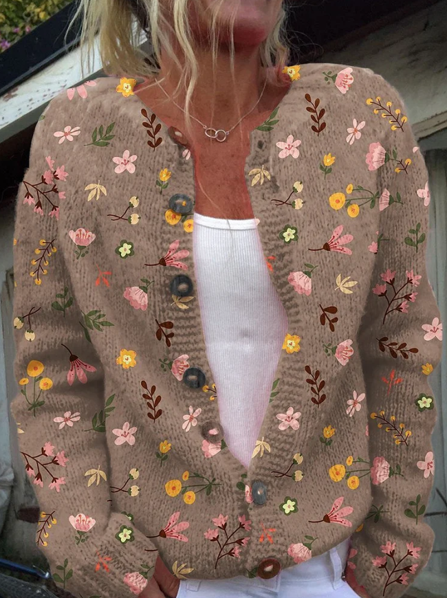 Lowri™ | Bloemenprint vest