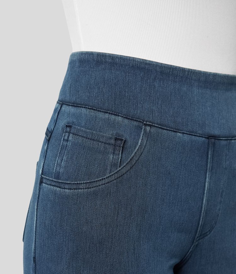 Ellis™ | Comfy Elastische Broek met Hoge Taille