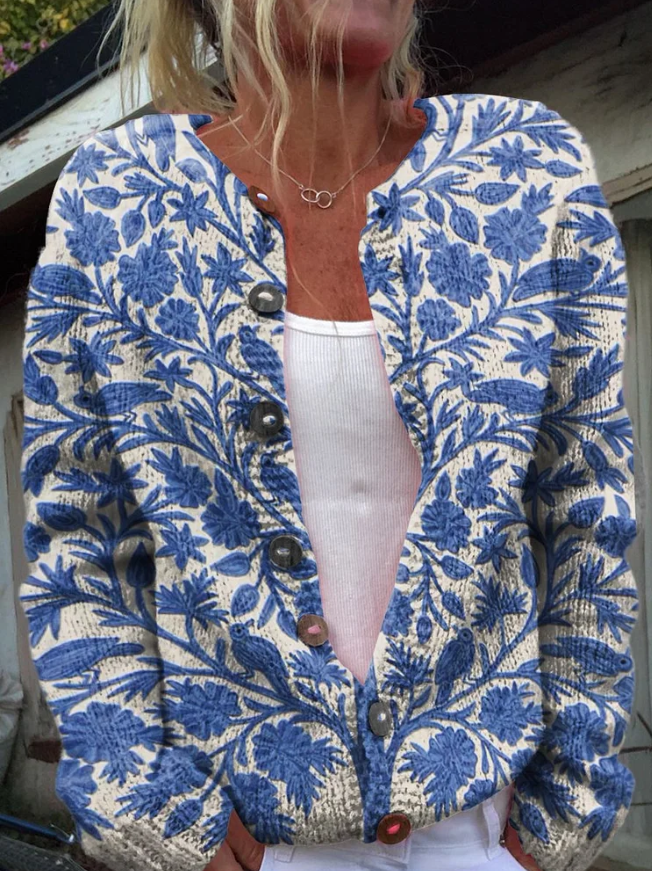Lowri™ | Bloemenprint vest