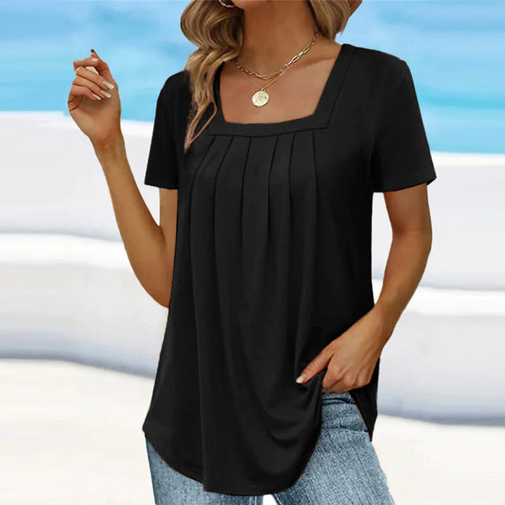 Mandy™ | Geplooide blouse