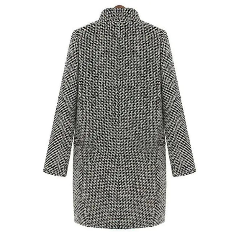 Evelyn | Slanke Winterjas in Wol