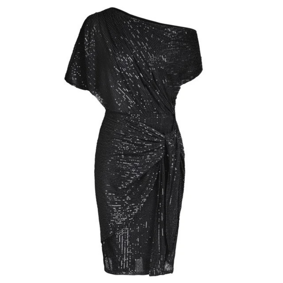ISABELLA – FEESTJURK MET GLINSTERENDE TWIST