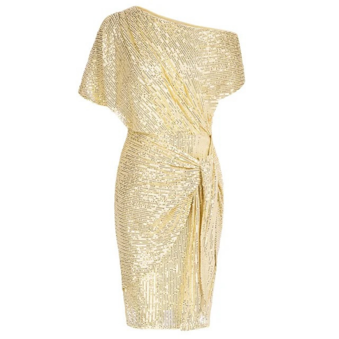 ISABELLA – FEESTJURK MET GLINSTERENDE TWIST