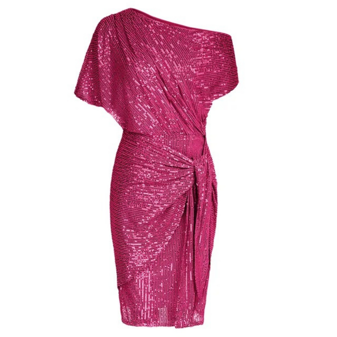 ISABELLA – FEESTJURK MET GLINSTERENDE TWIST